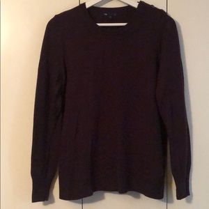 Deep Purple Botton Detail GAP Sweater